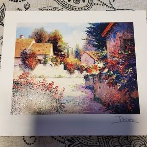 Alex Perez Village View 111 Lithograph